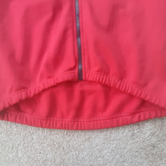 Fleece Cycling/Multisport Jersey By Go Sport,3 Rear Cargo Pockets,Wind Flap, NOS - Picture 5 of 12